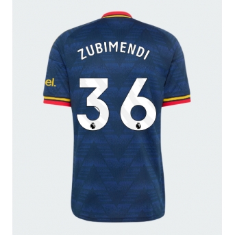 Arsenal Martin Zubimendi #36 Maglia Gara Trasferta Repliche 2026-27 Maniche Corte
